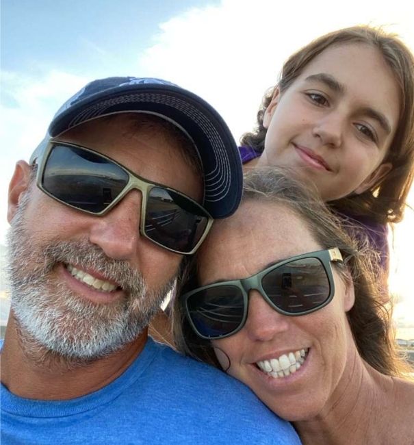 Dennis with his family